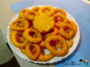 Calamares rebozados en harina de maíz